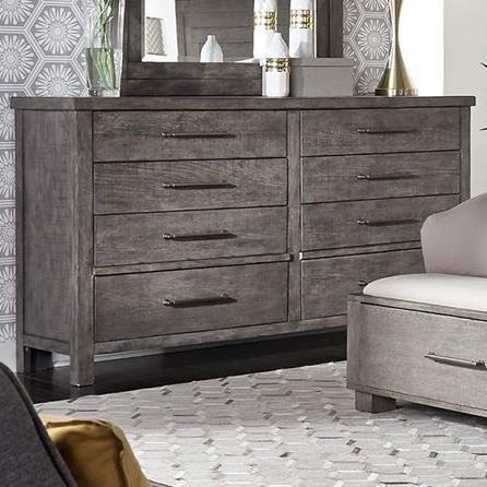 Liberty Furniture Modern Farmhouse 406BR31 Contemporary 8Drawer